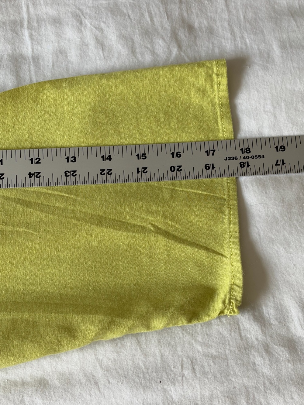 Calypso St. Barth Linen Blend Tunic Top Coastal Resort Shirt Lemon Lime Size 1X - Picture 14 of 15